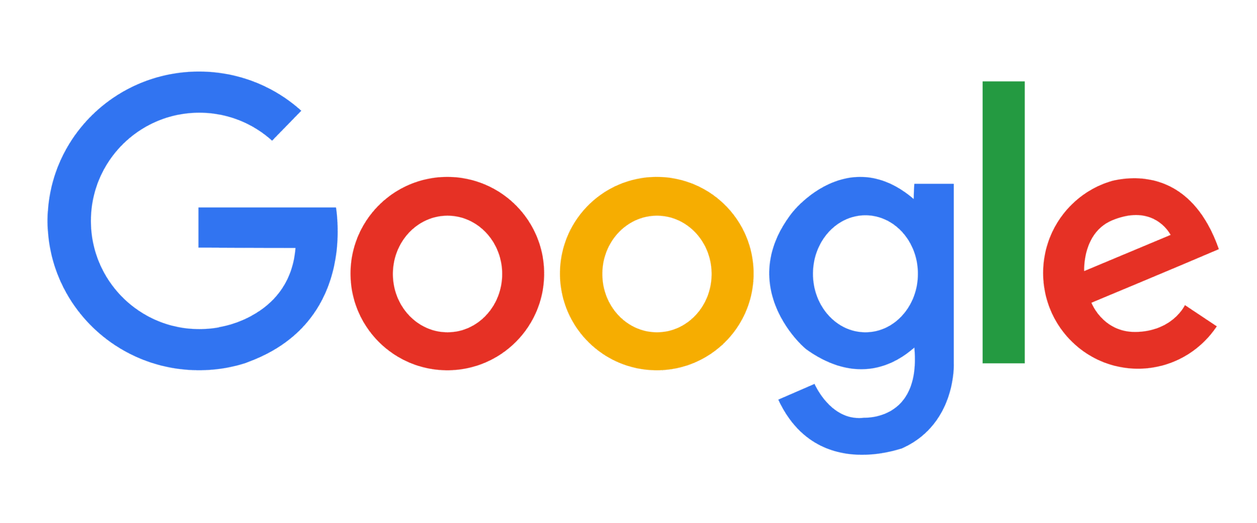 Google logo in bold, colorful letters with blue, red, yellow, and green on a white background—ideal for presentations or Smartsheet reports from Prime Consulting.