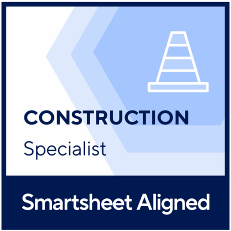 A digital badge with a cone icon labeled 