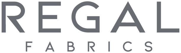 Regal Fabrics logo with the word 'REGAL' in large, gray uppercase letters and 'FABRICS' below in smaller, spaced gray letters, enhanced by a subtle Prime Consulting touch.